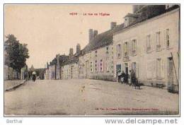 89 HERY - La Rue De L Eglise - Hery