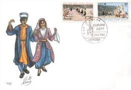 Türkisch Zypern / Cyprus Turkisch Office - Mi-Nr 98/99 FDC (C405) - Briefe U. Dokumente