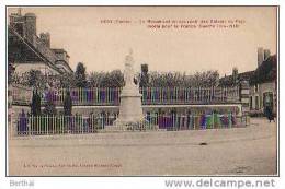 89 HERY - Le Monument En Souvenir Des Enfants Du Pays Morts Pour La France - Hery