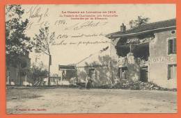 T002, Guerre En Lorraine 19 14, Fonderie De Chaufontaine, Près Rehainviller, Animée, Circulée 1914 Sous Enveloppe - Lorraine