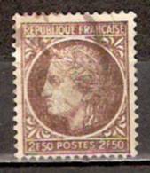 Timbre France Y&T N° 681 (4) Obl.  Type Cérès De Mazelin.  2 F 50. Brun. Cote 0,15 € - 1945-47 Ceres De Mazelin