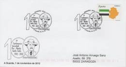 SPAIN. POSTMARK 100th ANNIV. PRO-MONTE SANTA TECLA SOCIETY. A GUARDA 2012 - Franking Machines (EMA)