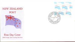 New Zealand 1988 Postal Label Vending Machines FDC - FDC