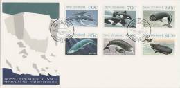 New Zealand 1988 Whales FDC - FDC