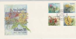 New Zealand 1989 Wildflowers FDC - FDC