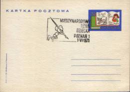 Poland-Postal Stationery Postcard 1971-June 1 International Children's Day - UNICEF