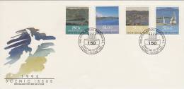 New Zealand 1990 Scenic Issue FDC - FDC