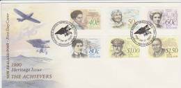 New Zealand 1990 The Achievers FDC - FDC