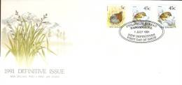 New Zealand 1991 Bird Definitive FDC - FDC