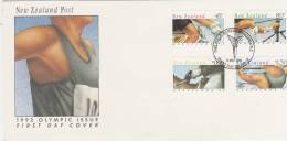 New Zealand 1992  Barcelona Olympic Games FDC - FDC