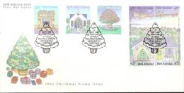 New Zealand 1992  Christmas FDC - FDC