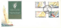 New Zealand 1992 America's Cup Challenge  FDC - FDC