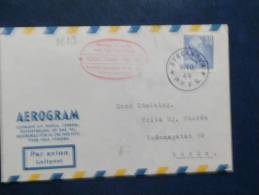 A2523    AEROGRAM  OBL. 1949  FDC - Ganzsachen