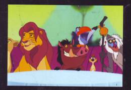 DISNEY,NALA,SIMBA,PUMBAA,ZAZU & TIMO, POST CARD UNUSED. - Disneyworld