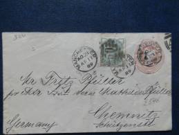 A2546  1889 TO GERMANY - Covers & Documents
