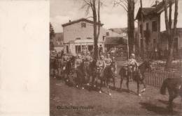 CPA 14-18 CIREY-SUR-VEZOUZE - Patrouille équestre Devant L´hôtel De La Gare (A22, Ww1, Wk1) - Cirey Sur Vezouze