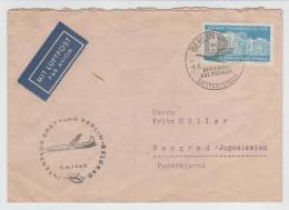Germany DDR First Flight Cover Berlin -Belgrad 5-4-1960 - Covers & Documents