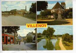 VILLENOY Sucrerie Eglise Monument Aux Morts Rue Thiers Canal De L'Ourcq - Multivues Anilée - Villenoy