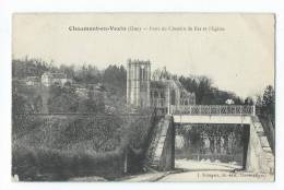 Chaumont-en-Vexin - Pont Du Chemin De Fer Et L´Eglise - Chaumont En Vexin