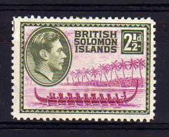 British Solomon Islands - 1939 - 2½d Definitive - MH - Isole Salomone (...-1978)