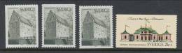 Sweden 1970 Facit # 700-701. Notable Buildings, Set Of 4, See Scann, MNH (**) - Neufs