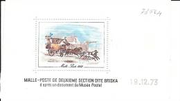 TRANSPORT Vignette De La Malle-Poste 2° Section Dite Briska . - Blocks & Sheetlets & Booklets