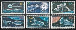 BULGARIA \ BULGARIE 1990 - Exploration De L´espace - 6v** - Europe