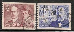 SWEDEN - 1975 - PRIX NOBEL - NOBEL AWARD - Yvert # 911/2 - USED - Gebraucht