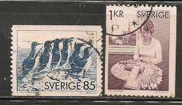 SWEDEN - 1976 - Yvert # 917/8 B - USED - Oblitérés