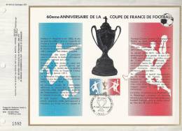 France - Feuillet CEF 410 - 60ème Anniv. De La Coupe De France De Football - 1er Jour 11.6.77 Paris - T. 1940 - Covers & Documents