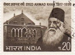 1973 India - Syed Ahmad Khan - Used Stamps