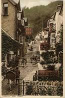 (369) Very Old Postcard - Carte Ancienne - UK - Clevelly With Donkeys - Clovelly