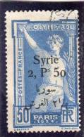 Syrie:année 1924 (surcharge Bilingue)  N°152  Oblitéré - Autres & Non Classés