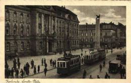 KARSRUHE - LORETTO PLATZ- TRAMWAYS - ANIMEE - 1938- TTB - Karlsruhe