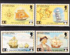 St. Helena 1992 World Stamp Expo Discovery Of America Columbus MNH - Sint-Helena