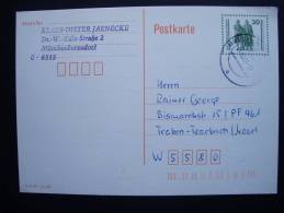 DDR P107 II GS Oo Used, TS 11.3.1991, Münchenbernsdorf - Postcards - Used