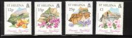 St. Helena 1996 Christmas Flowers MNH - Saint Helena Island