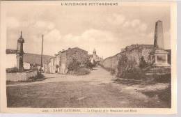 63....PUY DE DOME....SAINT SATURNIN.....LA CHAPELLE ET MONUMENT AUX MORT....ECRI T E .. ... . ‹(•¿• )› - Autres & Non Classés