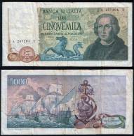 Italy P 102 B - 5000 5.000 Lire 11.4.1973 - VF - 5000 Lire