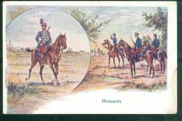 Hussards - Illustration Non Signée    - Bca65 - Uniformi