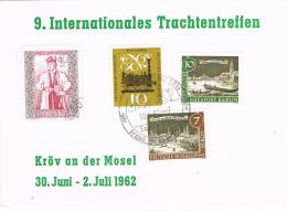 0684. Tarjeta Tratado Internacional KROV An Der MOSSEL (Alemania) 1957 - Covers & Documents