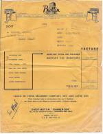 Facture Annuaire Du Commerce Didot Bottin 1 Rue Sébastien Bottin Paris 75 Chatelain Charenton Le Pont 94 Val De Marne - Printing & Stationeries