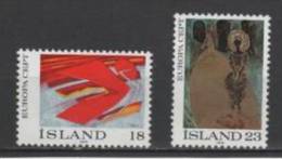 (S0601) ICELAND, 1975 (Europa Issue. Paintings). Complete Set. Mi ## 502-503. MNH** - Nuevos