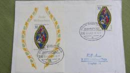 Brief Berlin "Frohe Weihnachten 1976" Vom 13.6.77 Mit Block Und Marke Mi-Nr 528 - Covers & Documents