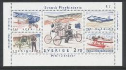 Sweden 1984 Facit # 1317-1321. Swedish Aviation History, See Scann, MNH (**) - Nuevos