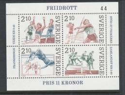 Sweden 1986 Facit # 1420-1423. Athletics, See Scann, MNH (**) - Nuevos