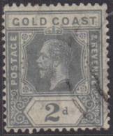 GOLD COAST 1913 2d Grey KGV SG 74 U XU231 - Goldküste (...-1957)