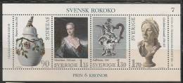 SWEDEN - 1979  SVENSK ROKOKO - Yvert # Bl 7   - MNH - Blocs-feuillets