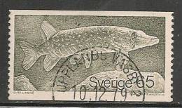 SWEDEN - 1979 Fauna - Fishes  - Yvert # 1058 - USED - Gebraucht