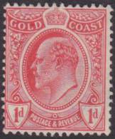 GOLD COAST 1908 1d KEVII SG 70 HM XU253 - Goldküste (...-1957)